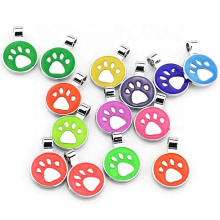 Customized design animal claw shape engraved stainless steel pet pendant dog id tags for dogs
